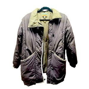 VINTAGE Women’s Small Sassoon Collection Purple Winter Jacket W/ Zipper + Button